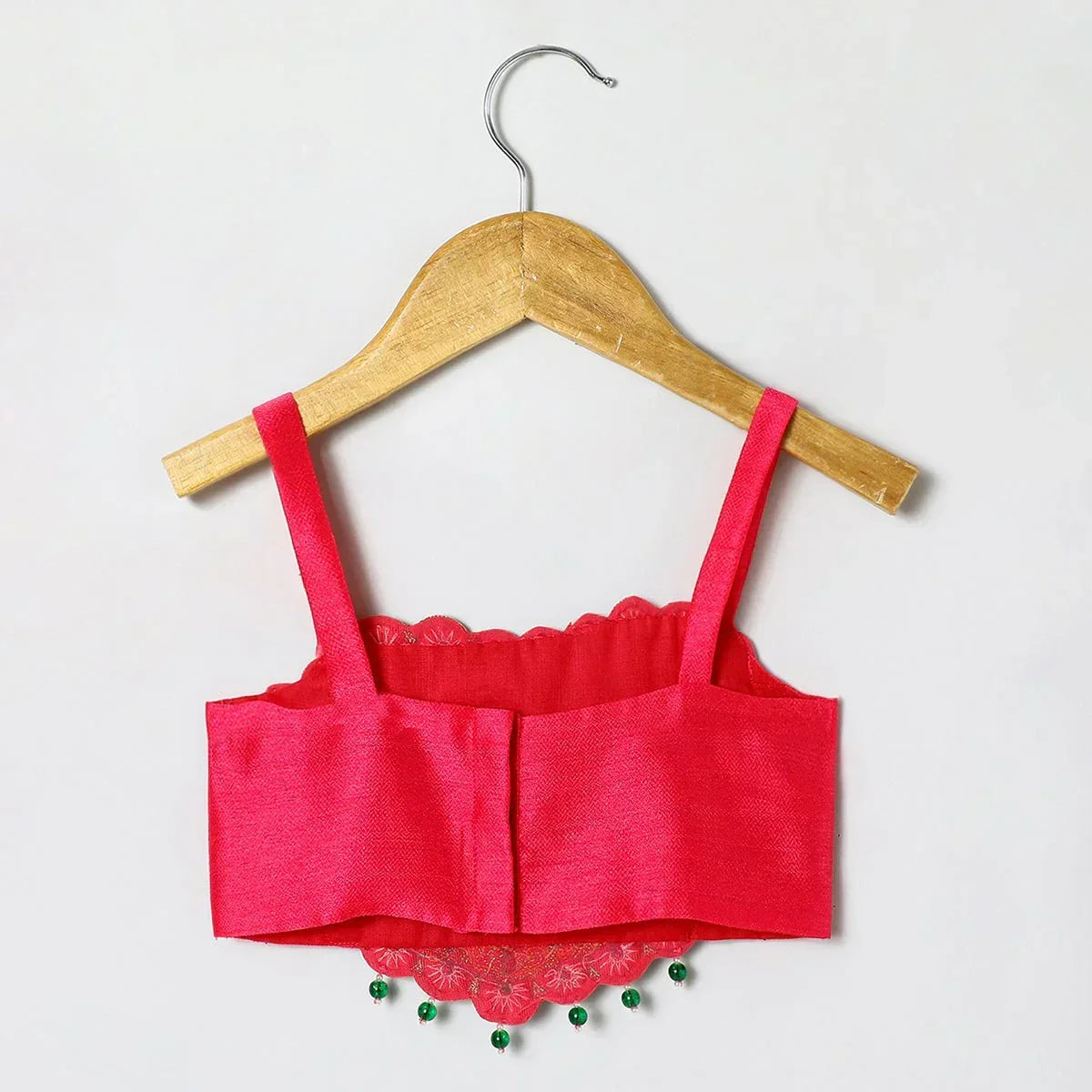 Tussar Silk Fully Hand - Embroidered Top and Skirt Set (Copy) - BYB PREMIUM