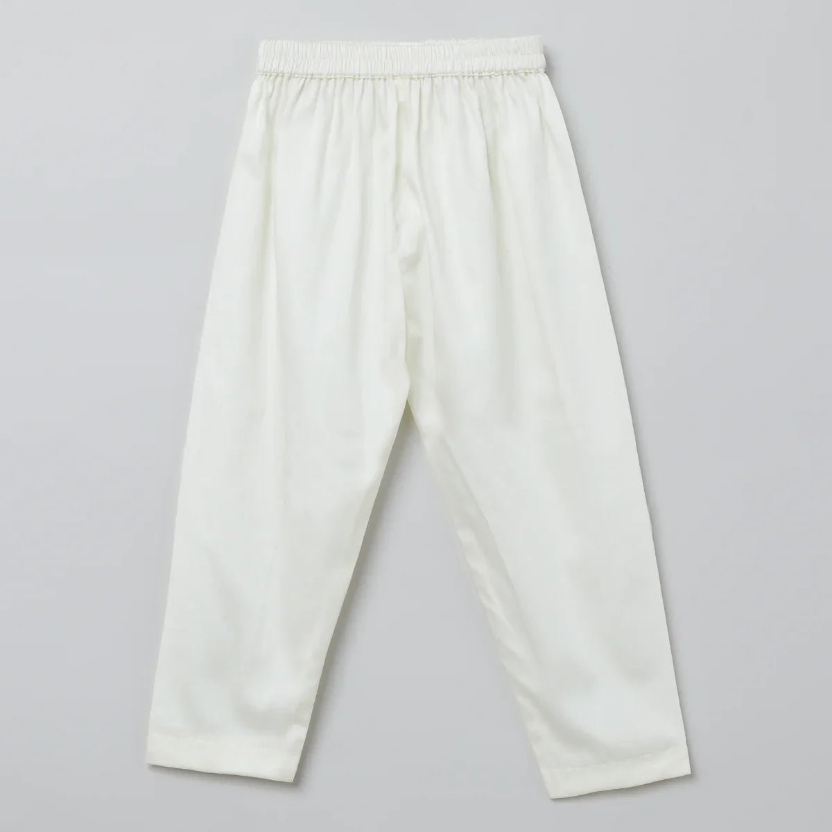 White Multicolor Embroidered Kurta Pyjama Set for Boys - BYB PREMIUM