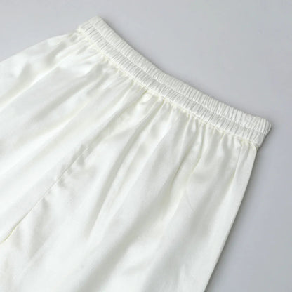 White Multicolor Embroidered Kurta Pyjama Set for Boys - BYB PREMIUM