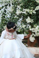 Load image into Gallery viewer, White Organza Gown for Girls - BYB PREMIUM
