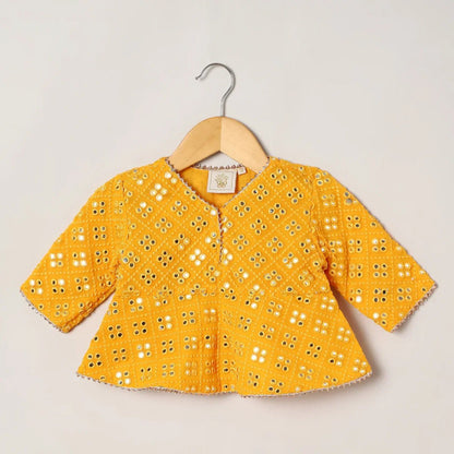 Yellow Georgette Lehenga Set - BYB PREMIUM