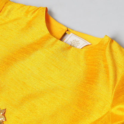 Yellow & White Gota Work Lehenga Set - BYB PREMIUM