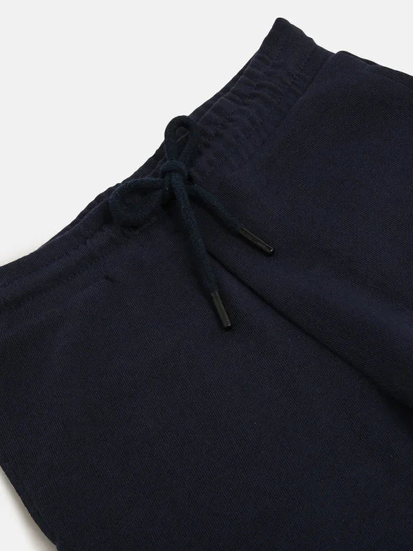 Navy Text Side Jogger