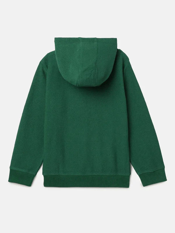 Embroidered Sequin Green Sweatshirt