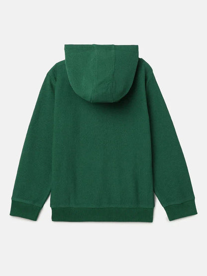 Embroidered Sequin Green Sweatshirt