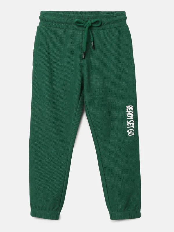 Green luxe cotton jogger   byb premium
