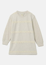 Load image into Gallery viewer, Lace Whimsy Sweat Dress - BYB PREMIUM
