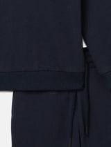 Navy Sequin Embroidered Kids Sweatshirt - BYB PREMIUM
