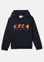 Load image into Gallery viewer, Navy Sequin Embroidered Kids Sweatshirt - BYB PREMIUM
