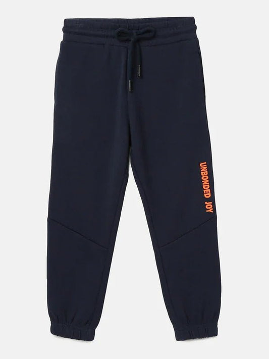 Navy Text Side Jogger - BYB PREMIUM