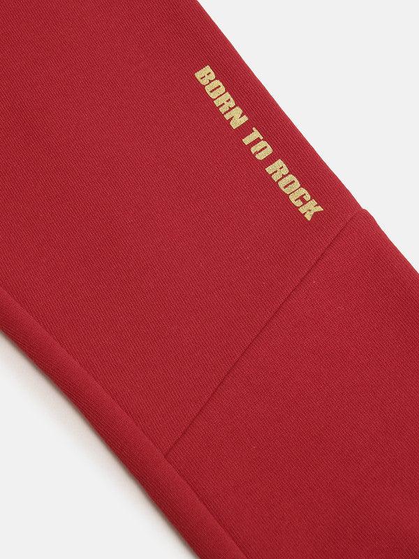 Red luxe lounge jogger   byb premium