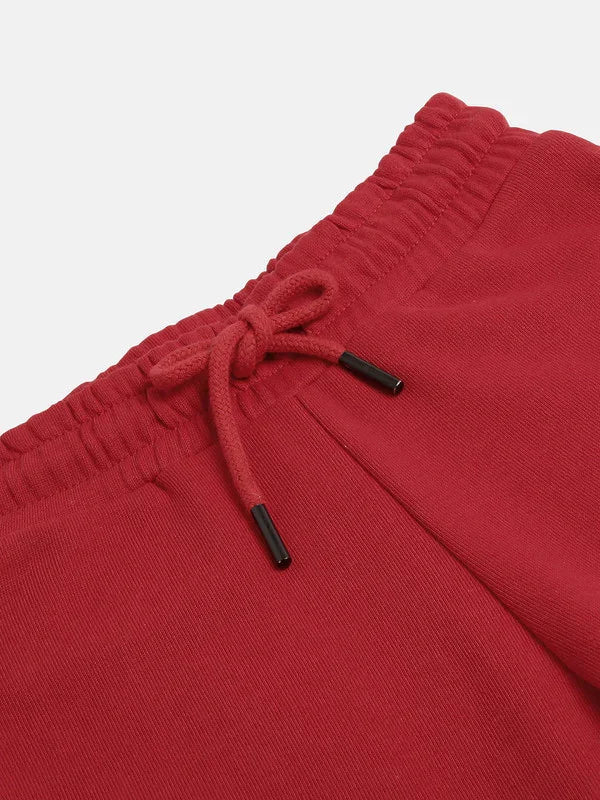 Red Luxe Lounge Jogger - BYB PREMIUM
