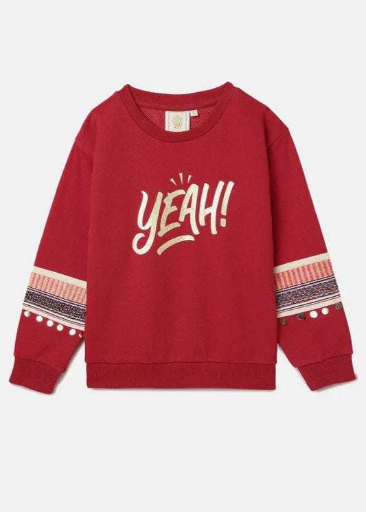 Red Mirror Magic Sweatshirt - BYB PREMIUM